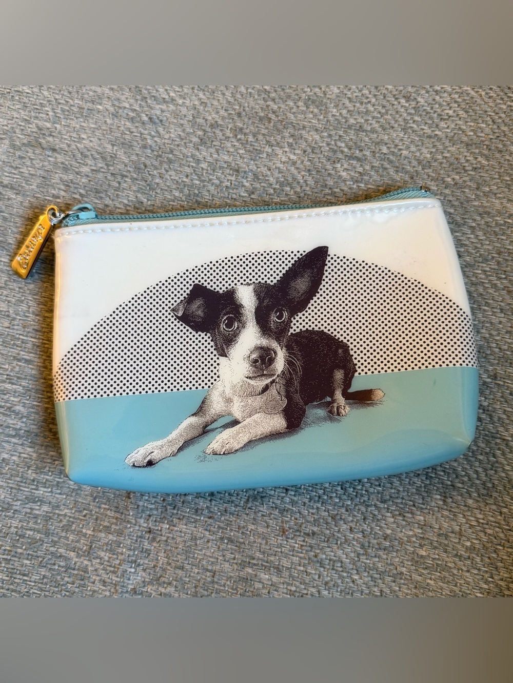 Catseye London dog pencil cosmetic brush bag